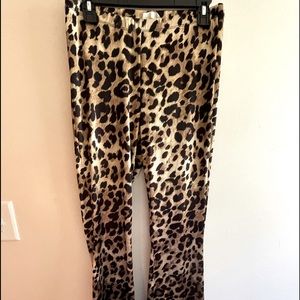 Leopard print pants